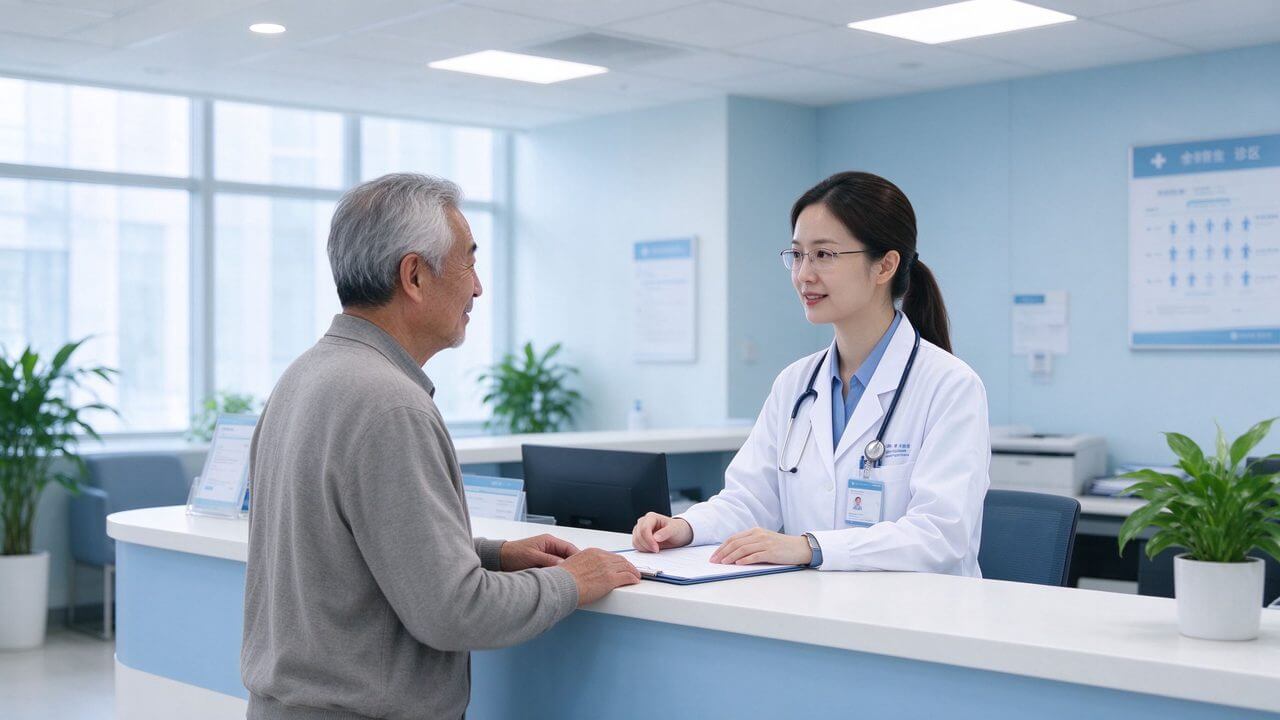 医疗健康行业号码企业认证商务场景图