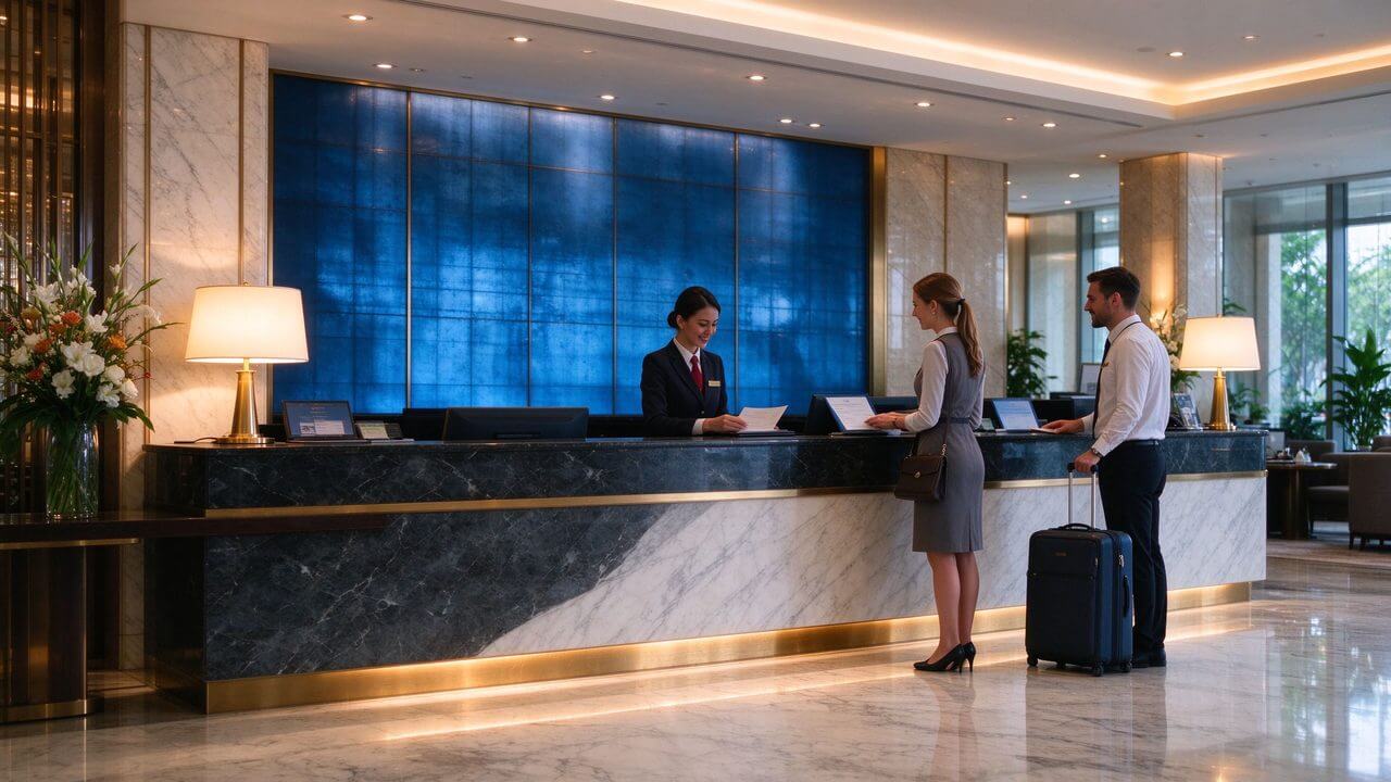 旅游酒店行业号码企业认证商务场景图