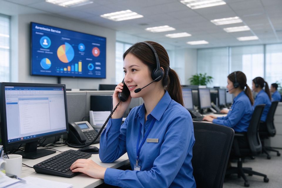 企业客服中心统一来电显示形象